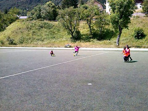 Football stage de la Tinée été 2013- Stagiaires du Montet Bornala Club de Nice