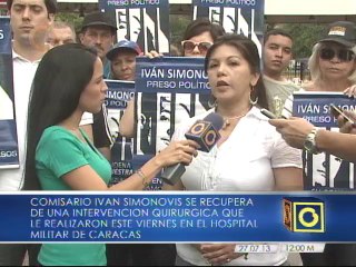 Exigen medida humanitaria para Simonovis, quien se recupera de intervención quirúrgica de emergencia