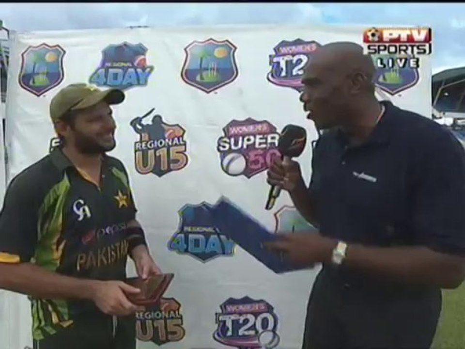 Shahid Afridi MOTM, Heaps Praise On New Blood