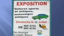 La neuvième édition de l’Exposition d’autos sports et antiques et de motoneige qui se déroulais le 14 juillet 2013 a St-Joseph Beauce