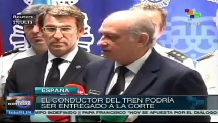 Juez interrogará a conductor de tren siniestrado en España