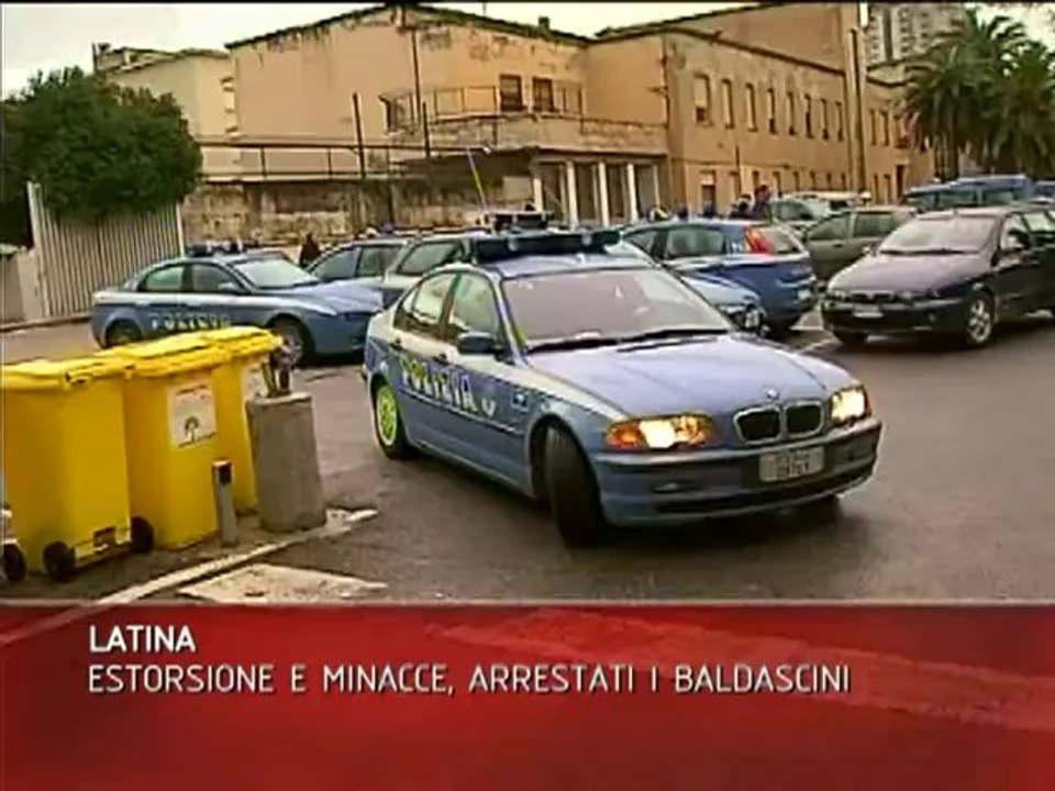 BALDASCINI ARRESTATI A LATINA