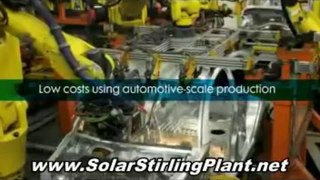 How To Create Electricity Using Solar Stirling Plant