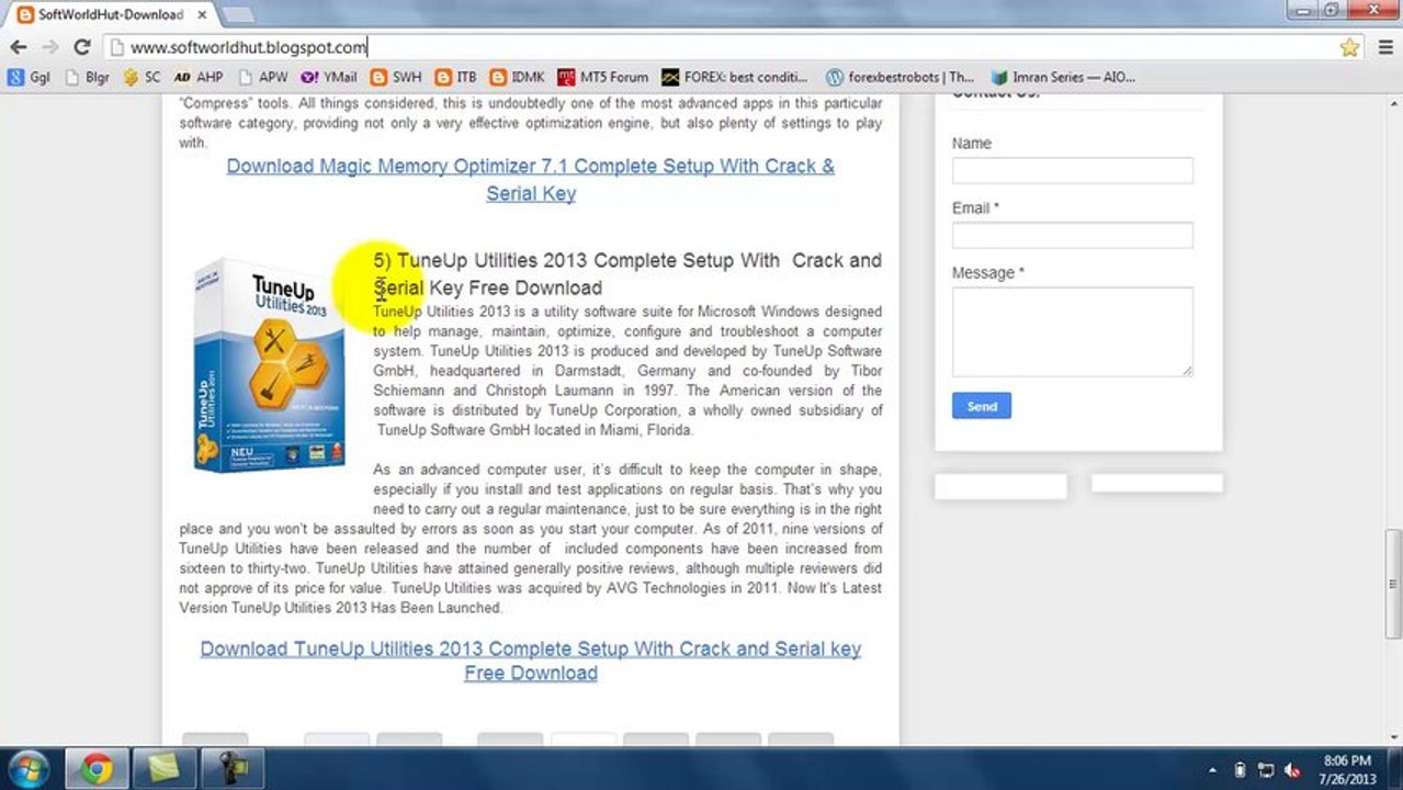 TuneUp Utilities 2013 Full Version ISO Crack For PC Torrent Files Update