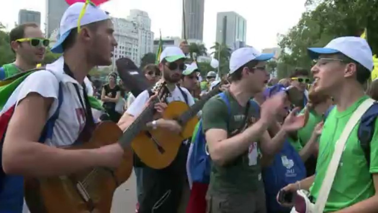 Peregrinaje hacia Copacabana