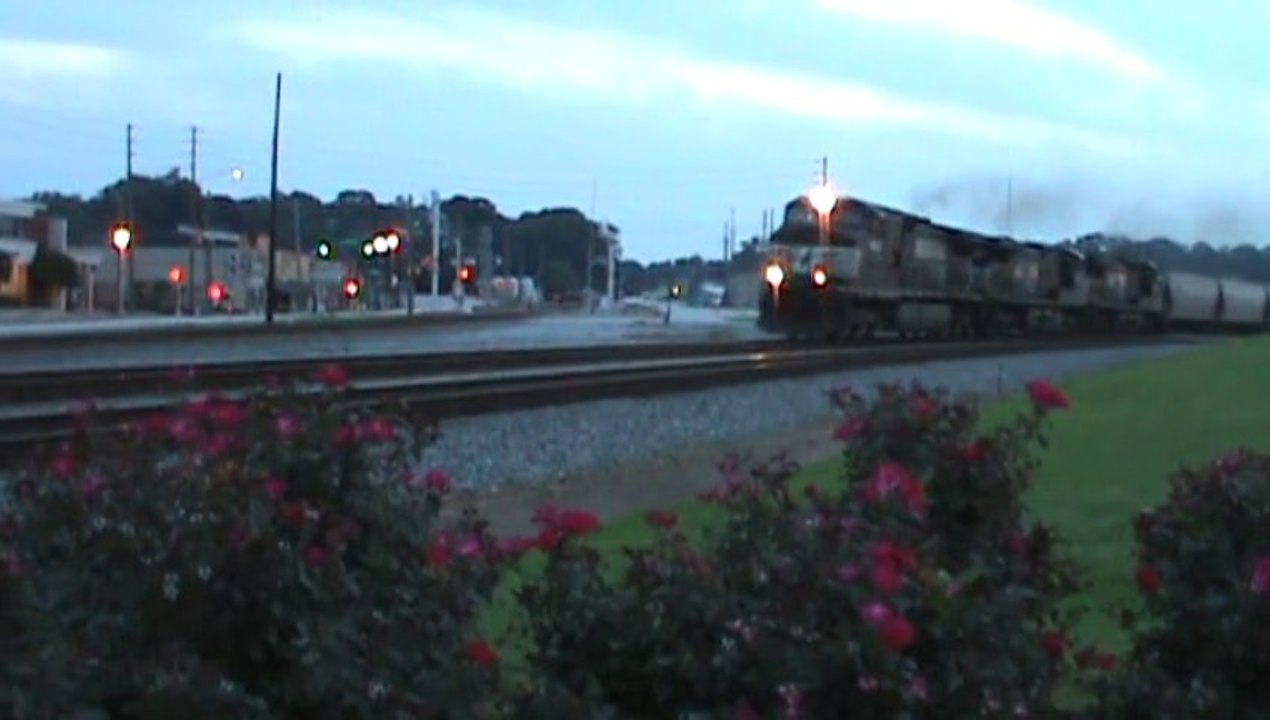 Norfolk Southern grain train southeast through Austell Ga.