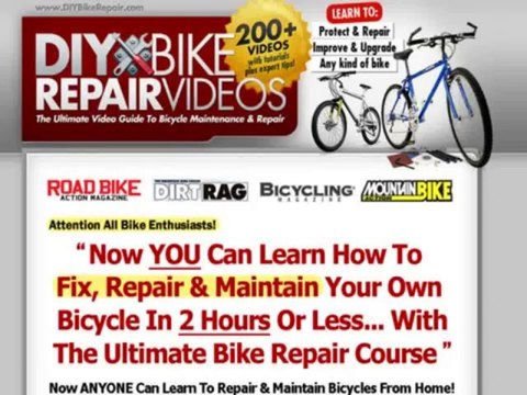 Diy Bike Repair Earn $66.55 Per Sale - Over 200 Videos! Review