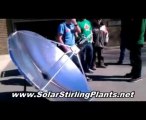 BANNED - Off The Grid Solar Stirling Energy Generator - Solar Stirling Plant