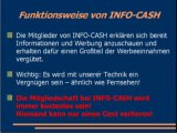 Wie man im Internet Geld verdienen kann mit 'Info Cash' 1