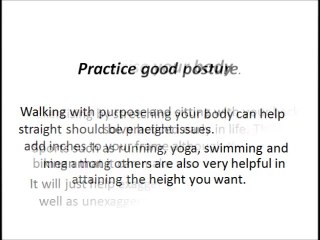 Some doable tips on how to grow taller