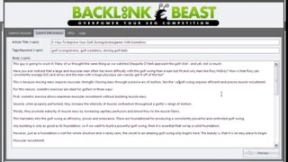Backlink Beast - PDF-Submission