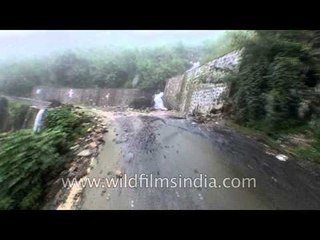 Flood affected roads of Tilwara