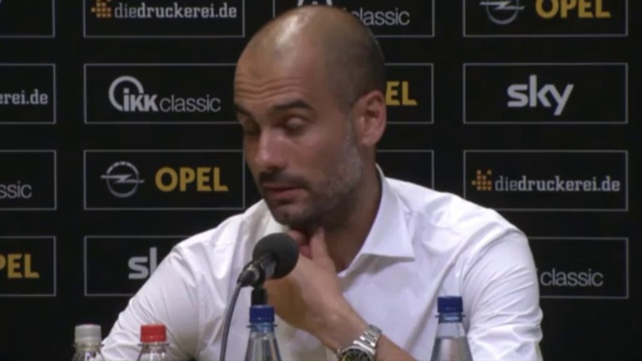 Supercup: Guardiola trotz Niederlage 'zufrieden' mit seinen Bayern