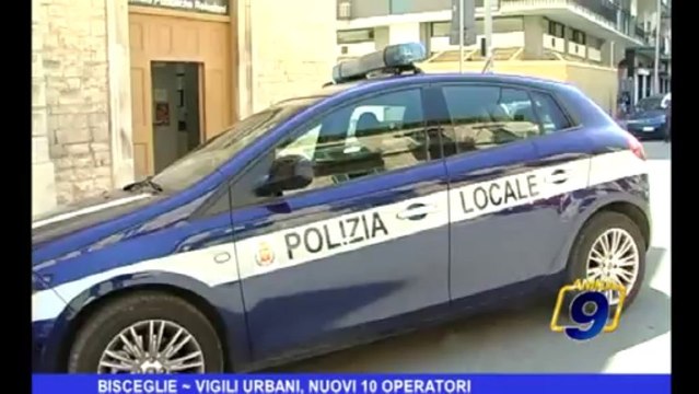 Bisceglie | Vigili urbani, nuovi 10 operatori