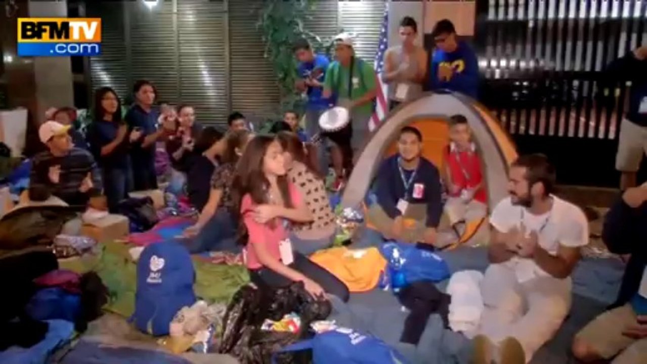 Brésil: des milliers de jeunes attendent le pape sur la plage de Copacabana 28/07