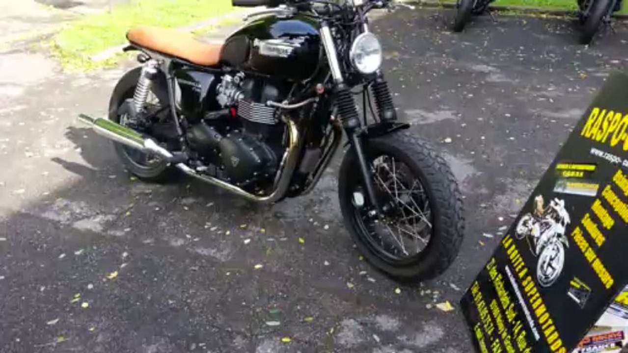 Raspo Custom Garage Triumph T100 "new school"