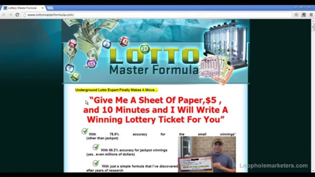 Lotto Master Formula Review - Should You Get It?