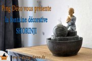 Fontaine décorative zen jeune moine bouddhiste SHORINJI (WWW.PING-DECO.FR)