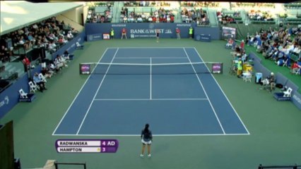 Stanford - Mucha Radwanska para Hampton