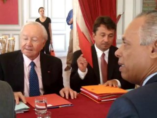 Victorin Lurel et Gaston Flosse