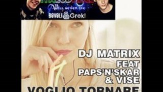 Dj Matrix Feat. Paps'N'Skar & Vise - Voglio Tornare Negli Anni 90 (Bovoli & Grek! Power Remix)