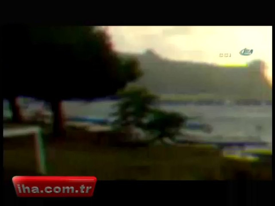 Trabzon'da korkutan hortum - VİDEO İZLE - www.olay53.com