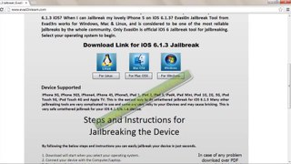 Latest iOS 6.1.3 Jailbreak released by Evad3rs