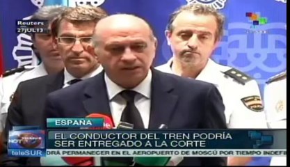 Juez interrogará a conductor de tren siniestrado en España