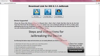 iOS 6.1.3 Jailbreak UnTethered iOS on iPhone 4, 3GS, iPod Touch 4G