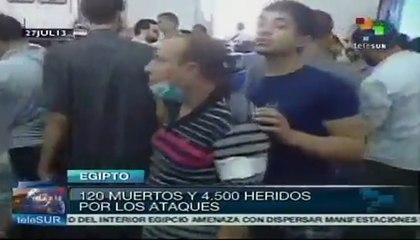 Mueren al menos 140 personas tras violentos enfrentamientos en Egipto