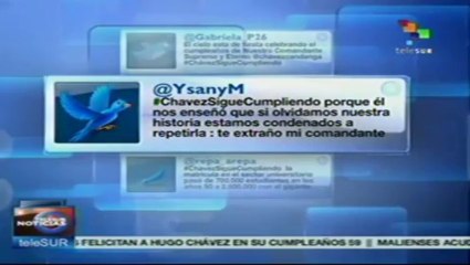 Recuerdan a Hugo Chavez en Twitter