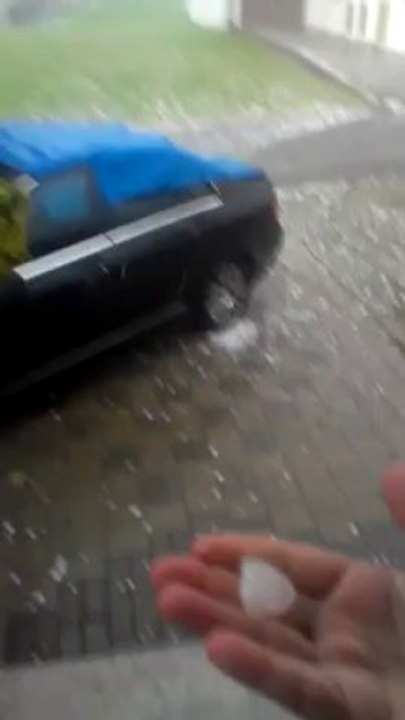 Hagel in Kusterdingen 28.072013