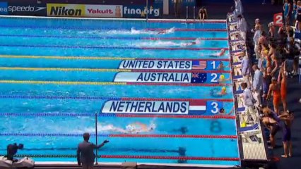 Finale 4x100m NL (F) - ChM natation 2013