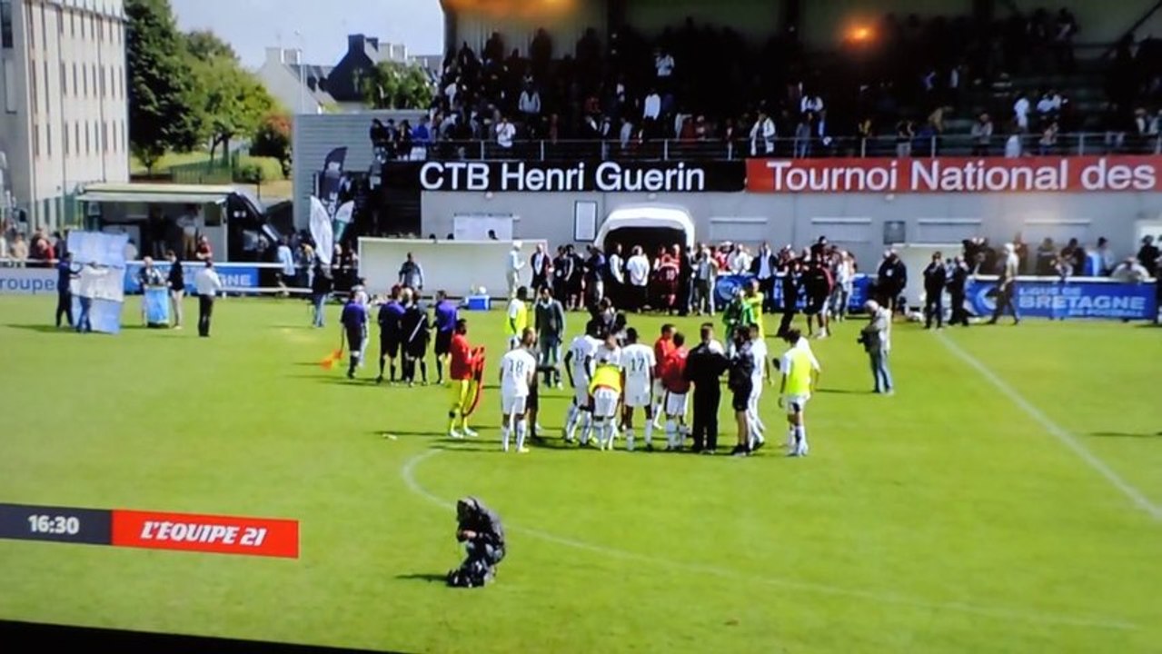 28/07/13 : fin de match Rennes-Lens à Ploufragan