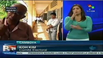 Primer ministro de Camboya gana elecciones pero la oposición avanza