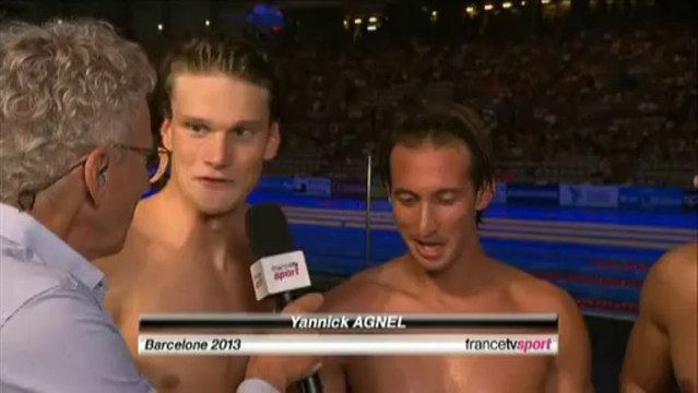 Le relais français fait un hold-up aux Mondiaux de natation