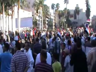 مظاهرات بالبحيره لتفويض الجيش ضد الأرهاب "