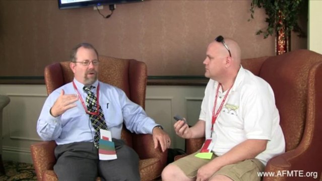 Pete Whitridge at the 2013 Alliance for Massage Therapy Education Conference