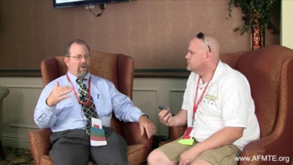 Pete Whitridge at the 2013 Alliance for Massage Therapy Education Conference