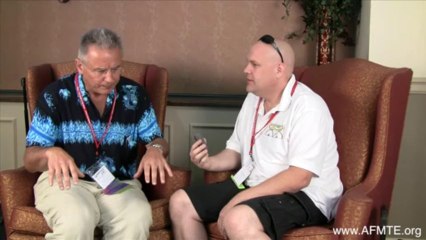 Gerry Pyves at the 2013 Alliance for Massage Therapy Education Conference