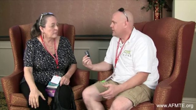 Iris Burman at the 2013 Alliance for Massage Therapy Education Conference