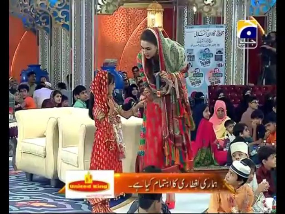 18th iftar Iftar Aamir ke sat Part 2 in Amaan Ramazan with Aamir Liaquat 1434h 28-7-2013 -008