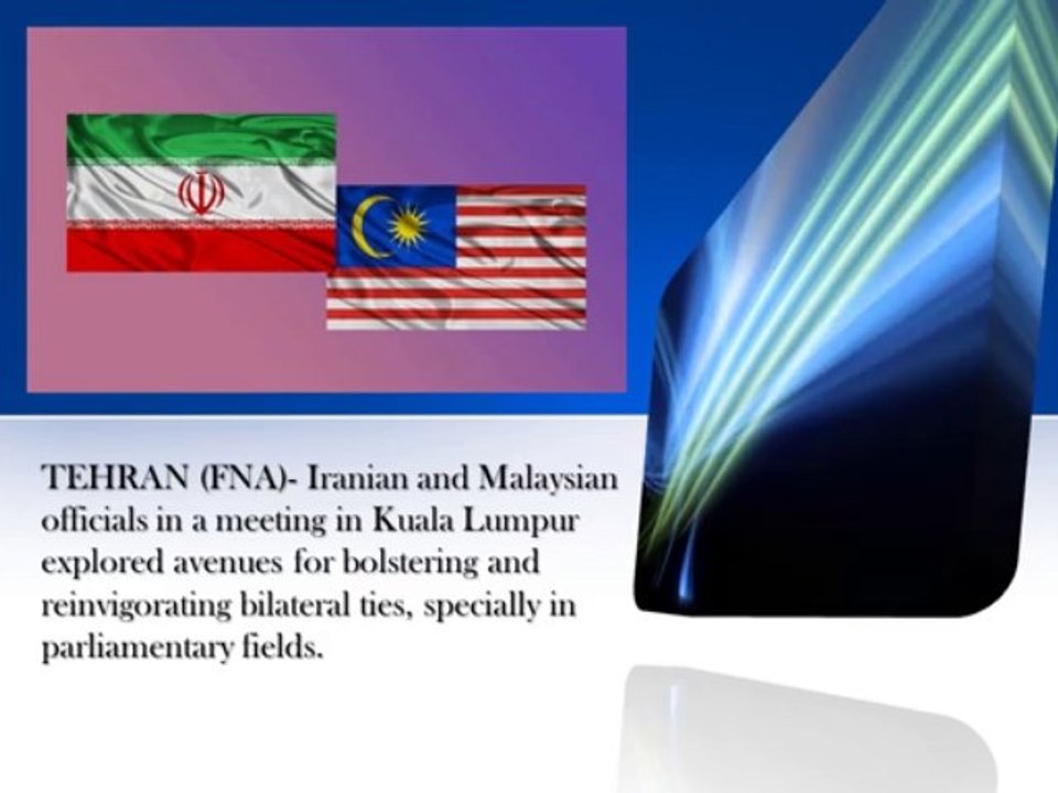 The crown capital management international relations review - Iran, Malaysia Discuss Parliamentary Ties