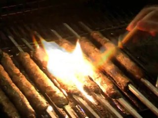 "Seekh Kebab" Bajias cooking