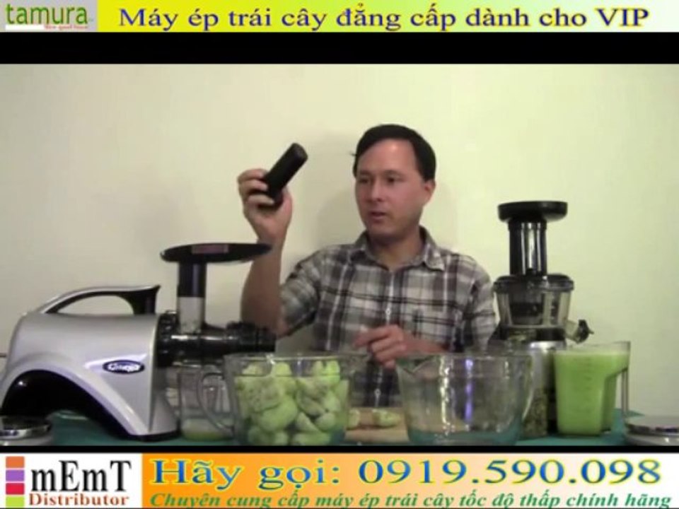 Máy ép trái cây cao cấp ][ Omega NC800 vs Omega VRT400 Slow Juicer