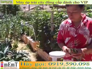 Máy ép trái cây cao cấp ][ Omega VERT VRT330 Juicer Juicing Demonstration vs Hurom Slow Juicer]