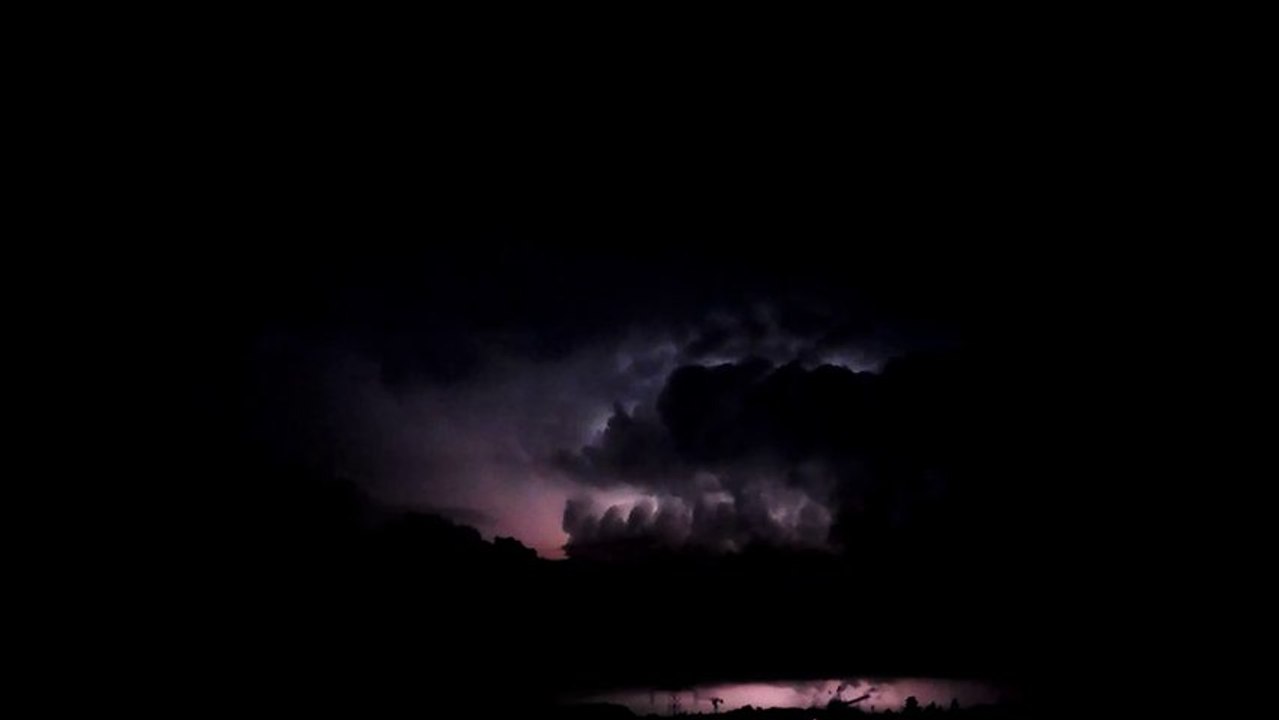 Montage vidéo de l'orage d'hier soir