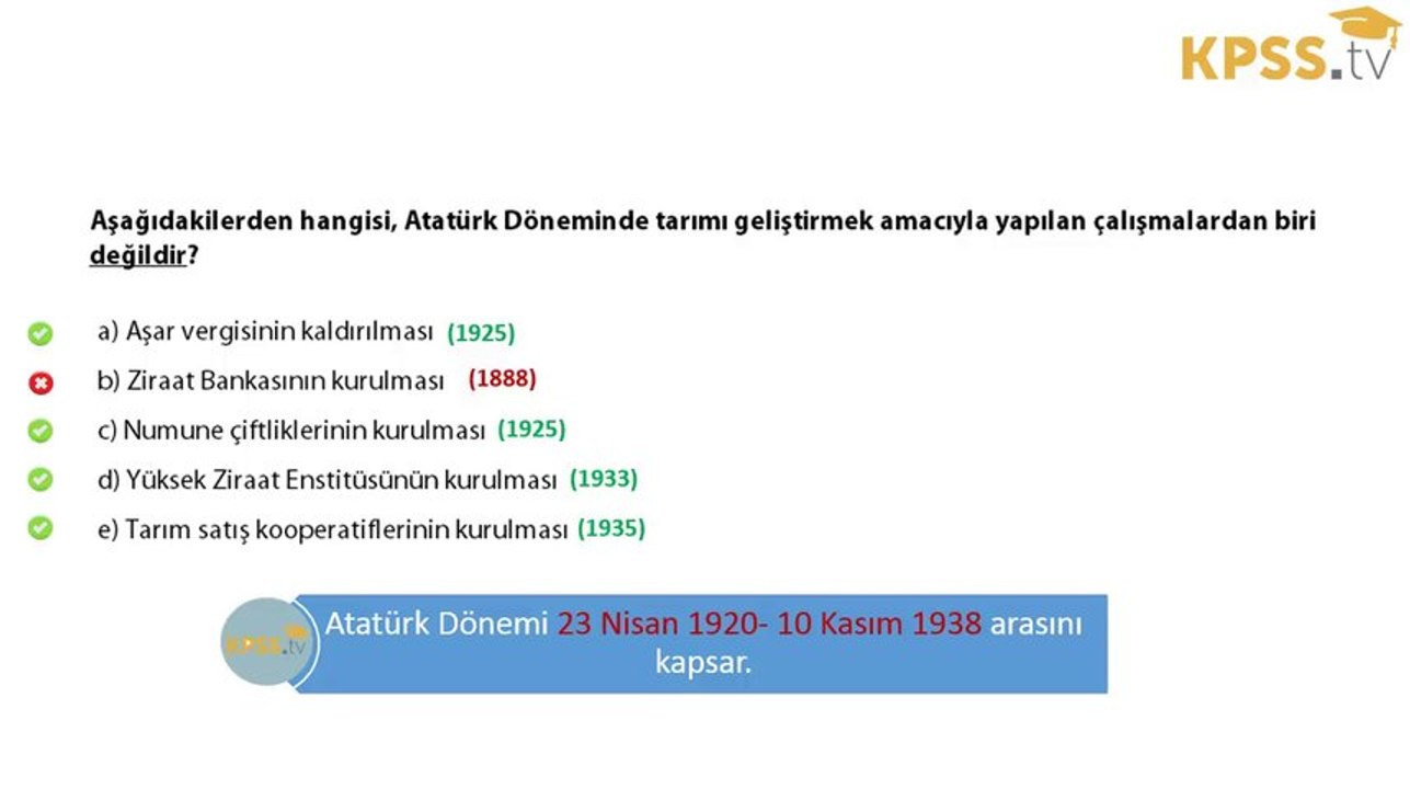 KpssTv | 2011 Kpss Lisans - Genel Kültür  26. Soru