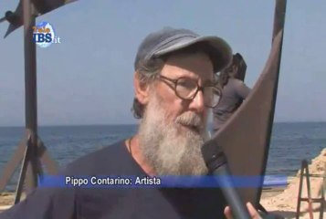 2013-07-25 Posa del monumento al pescatore a Mazara del Vallo