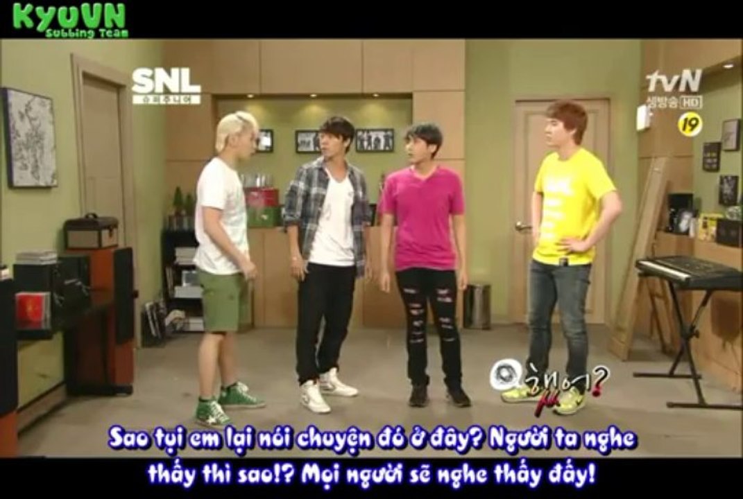 [Vietsub] Super Junior SNL - Kyuhyun cut (4)